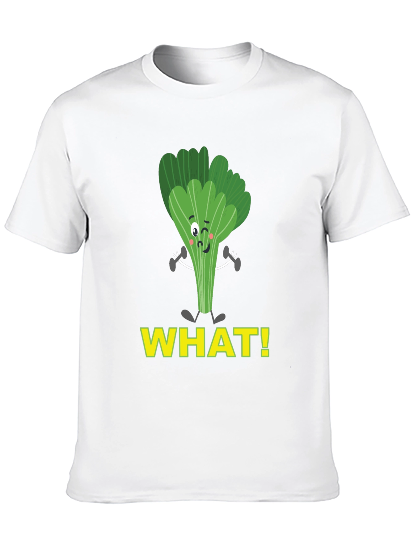 Funny Celery Workout T-Shirt - WHAT! Design