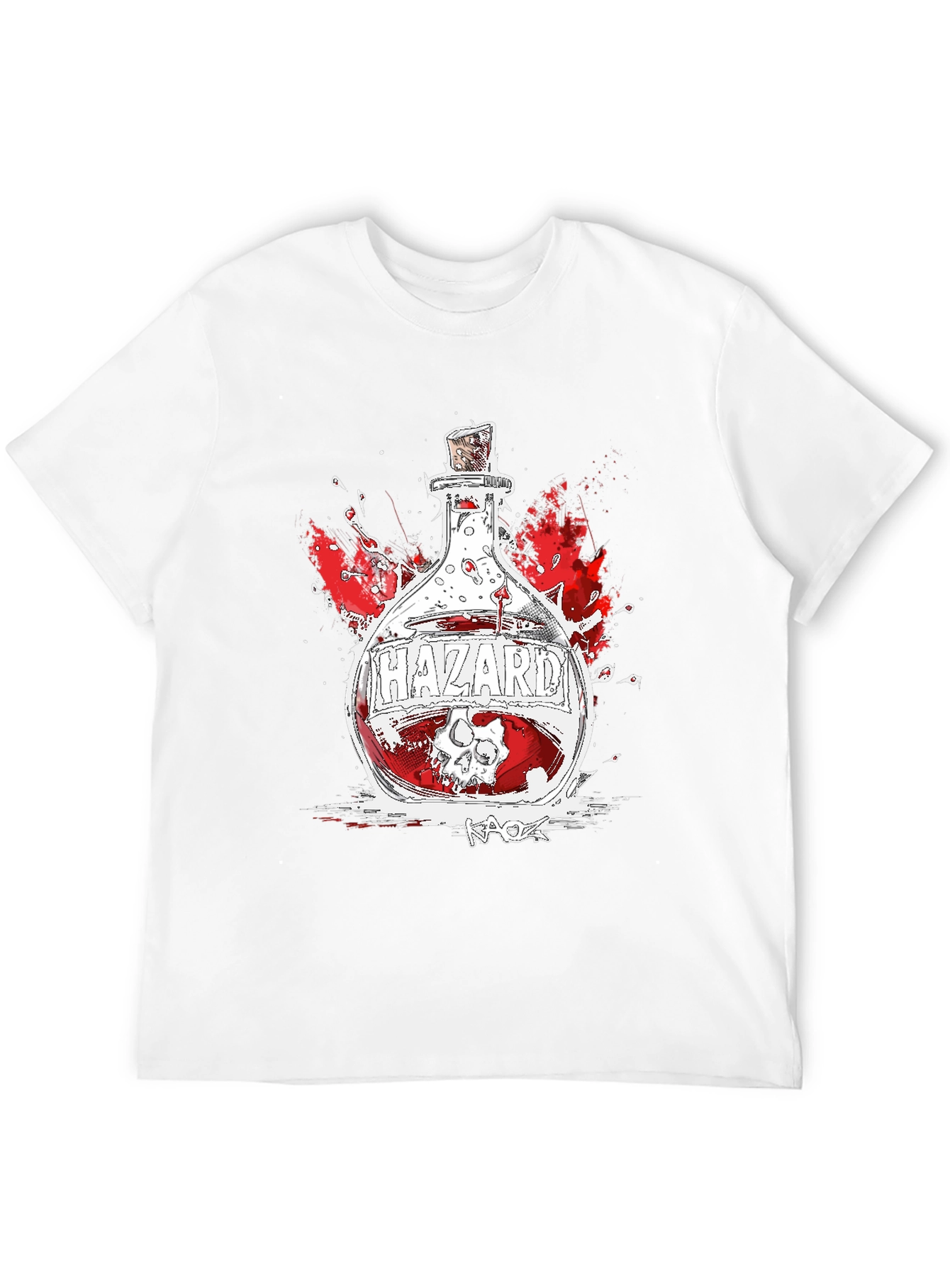 Hazard Potion Graphic Tee - Black Cotton Blend T-Shirt