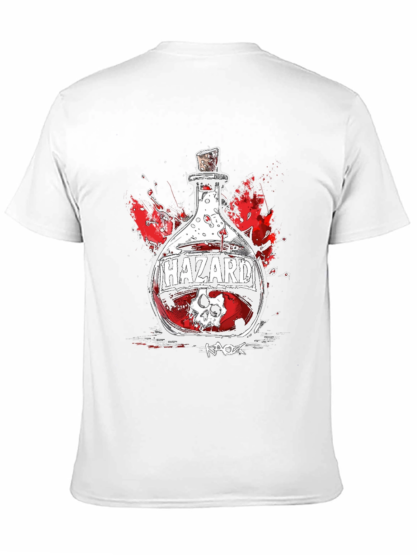 Hazard Potion Graphic Tee - Black Cotton Blend T-Shirt