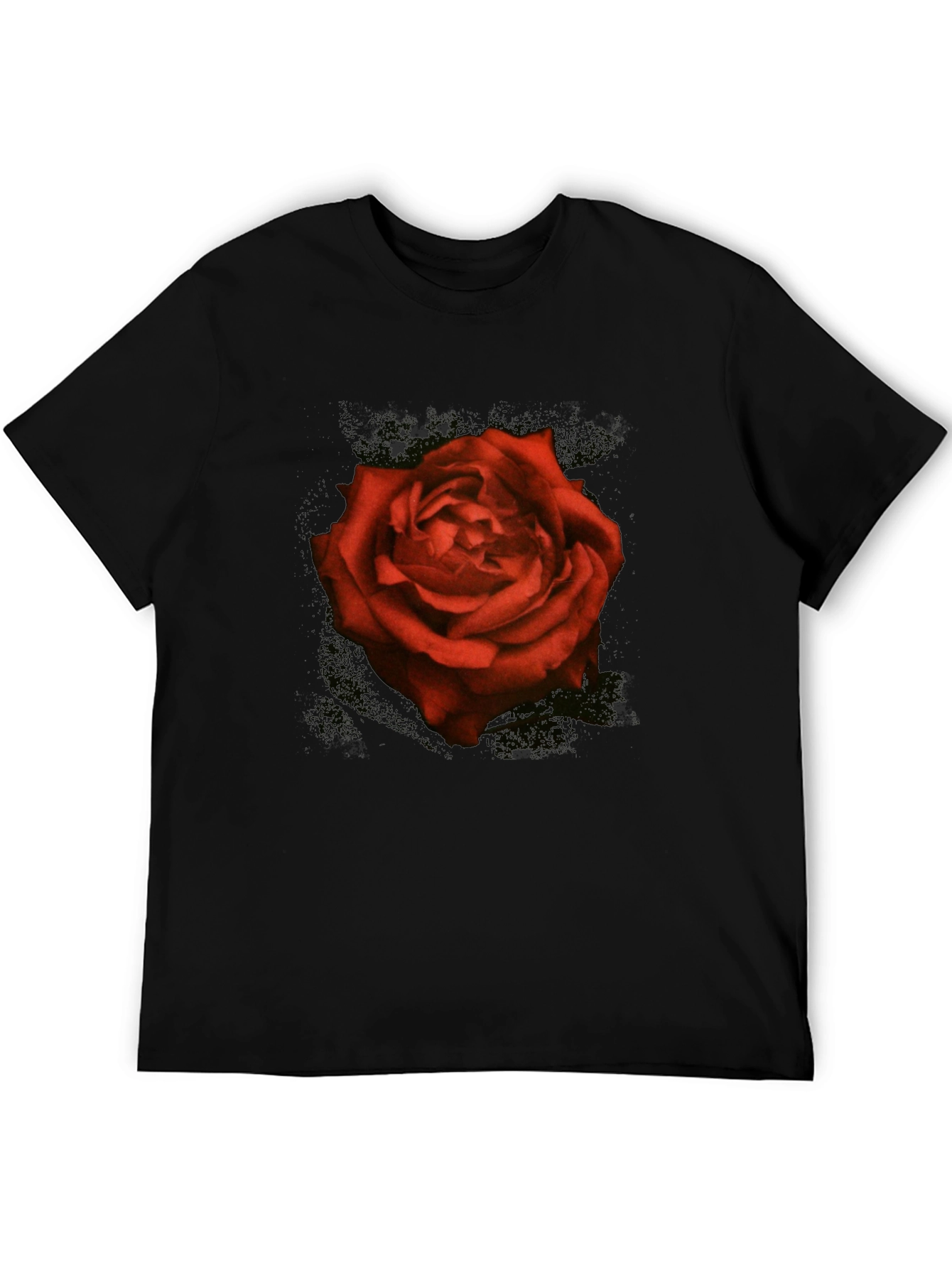 Red Rose Graphic T-Shirt - Classic Floral Tee