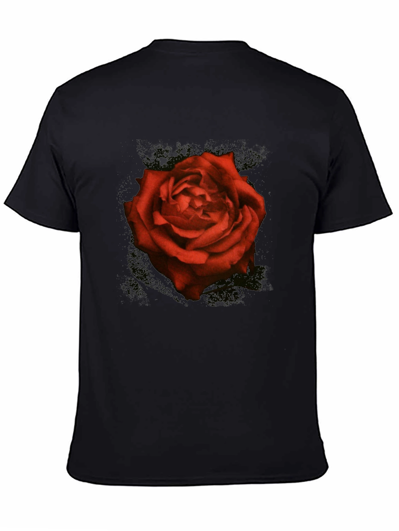 Red Rose Graphic T-Shirt - Classic Floral Tee