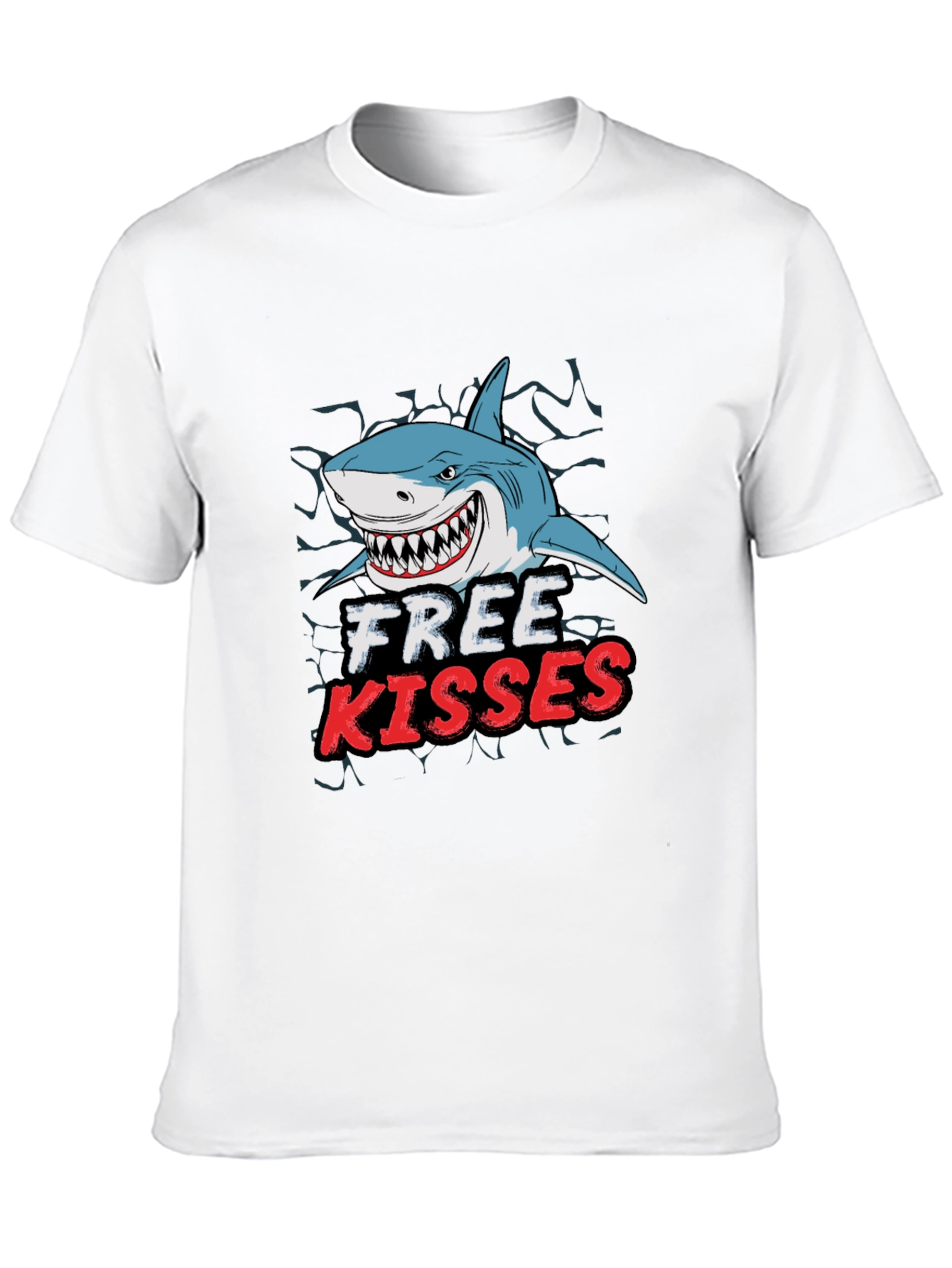 Shark Free Kisses Graphic Tee