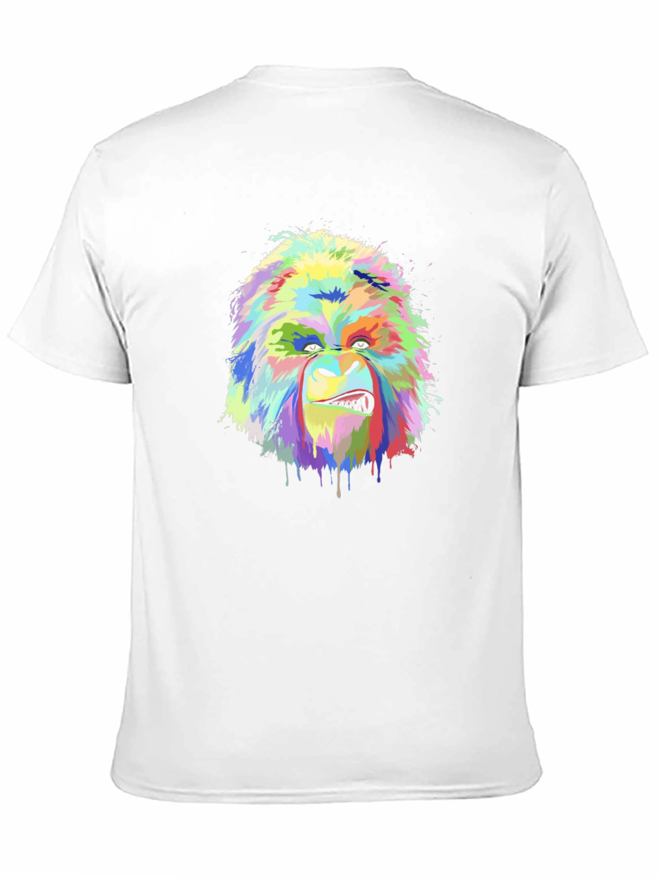 Vibrant Gorilla Graphic Tee - Bold Artistic Design