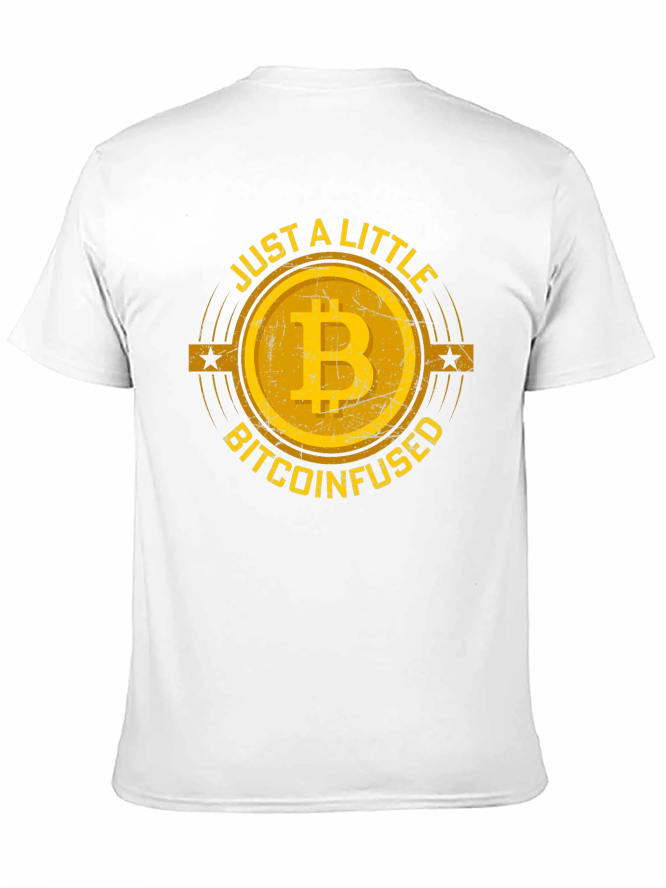 Bitcoin Infused Graphic Tee - Black