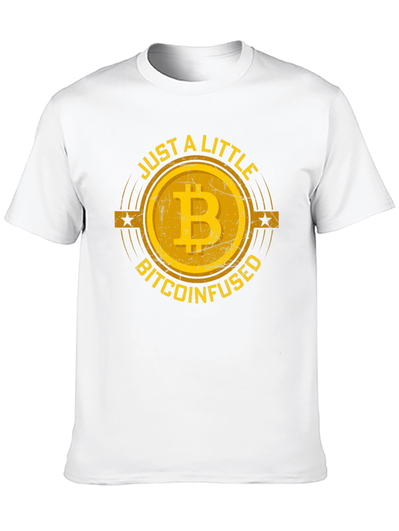 Bitcoin Infused Graphic Tee - Black