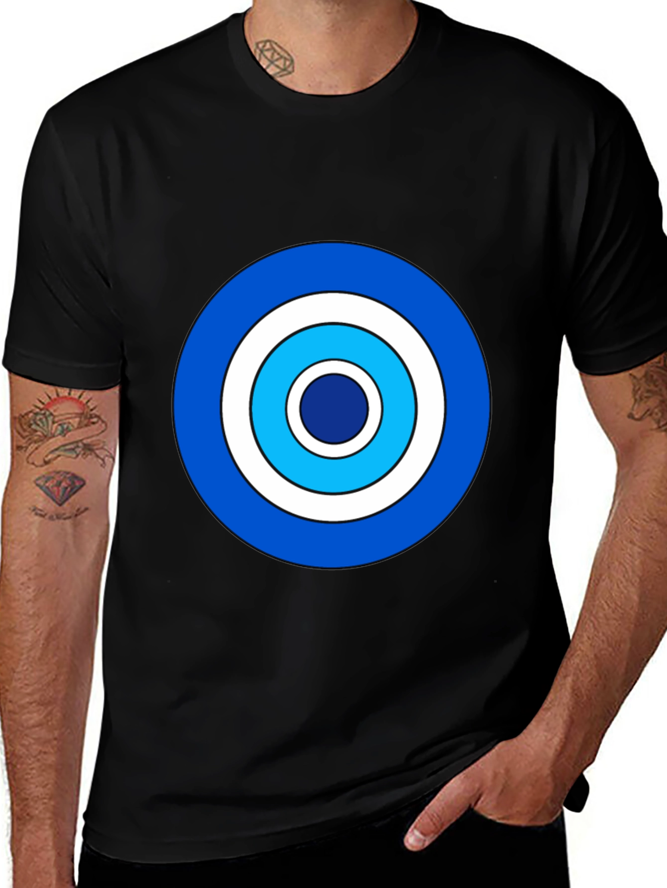 Bullseye Graphic Tee - Bold Target Design
