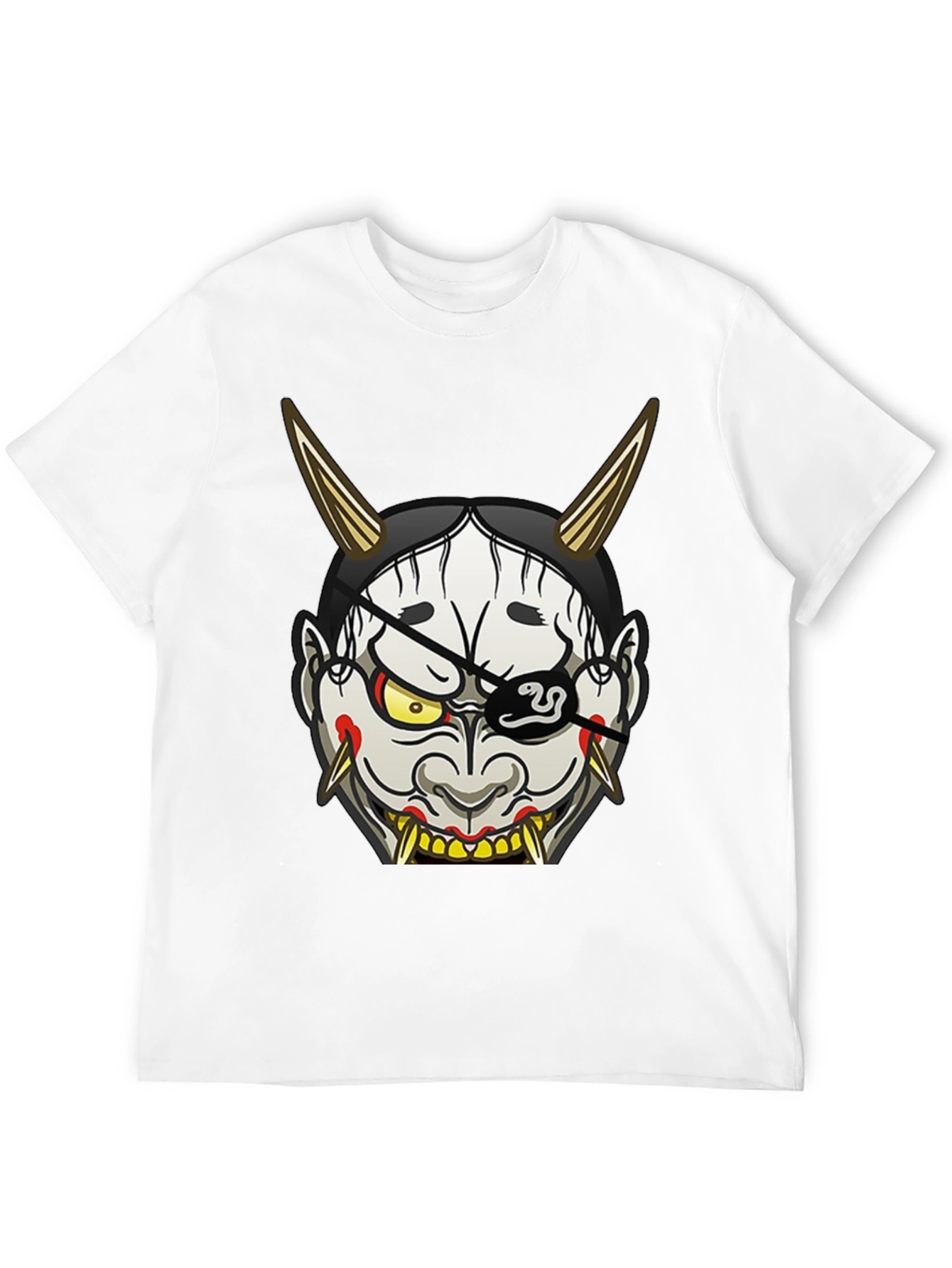 Oni Mask T-Shirt - Unique Graphic Tee