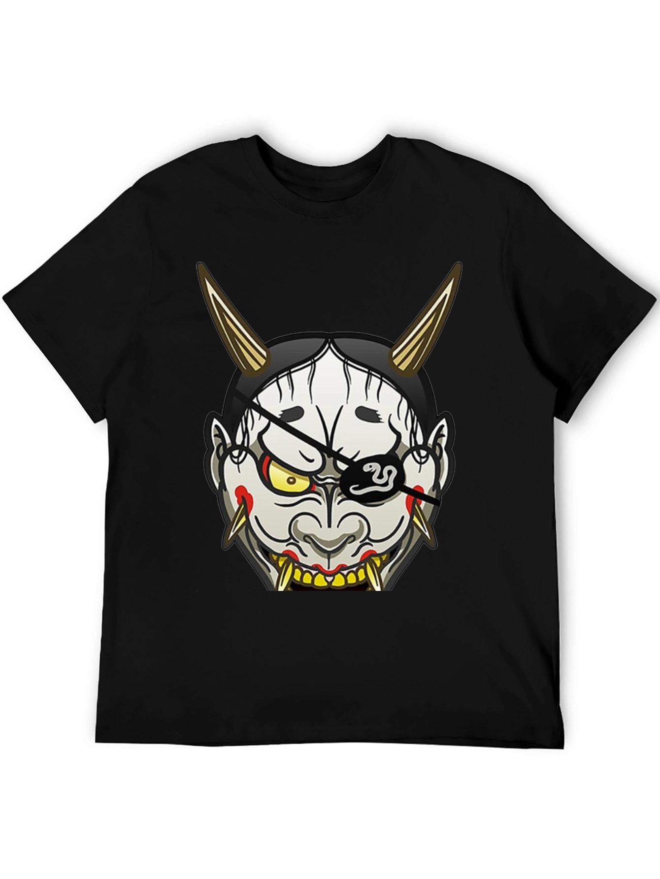 Oni Mask T-Shirt - Unique Graphic Tee