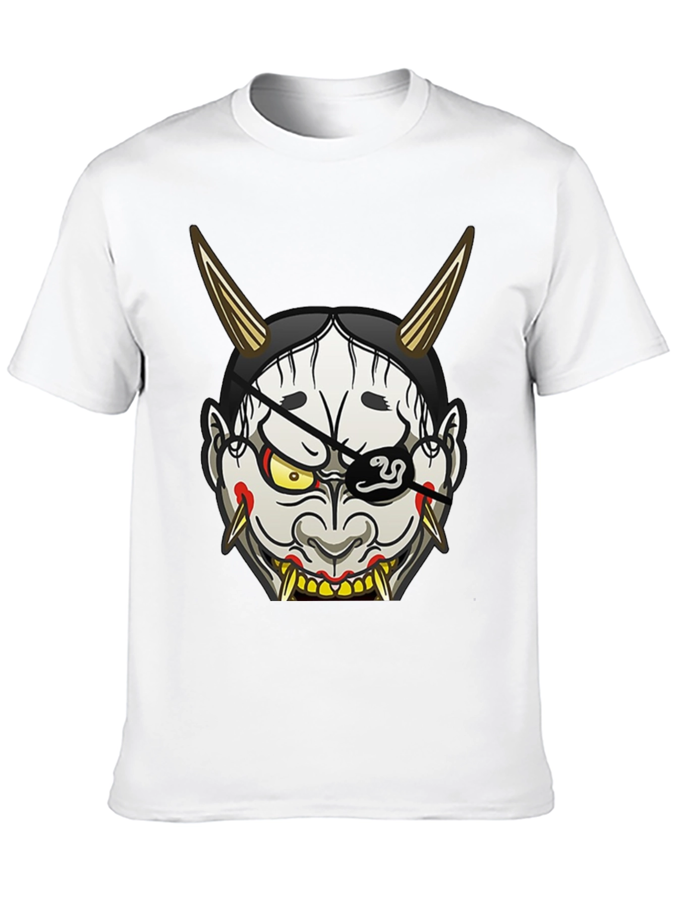 Oni Mask T-Shirt - Unique Graphic Tee