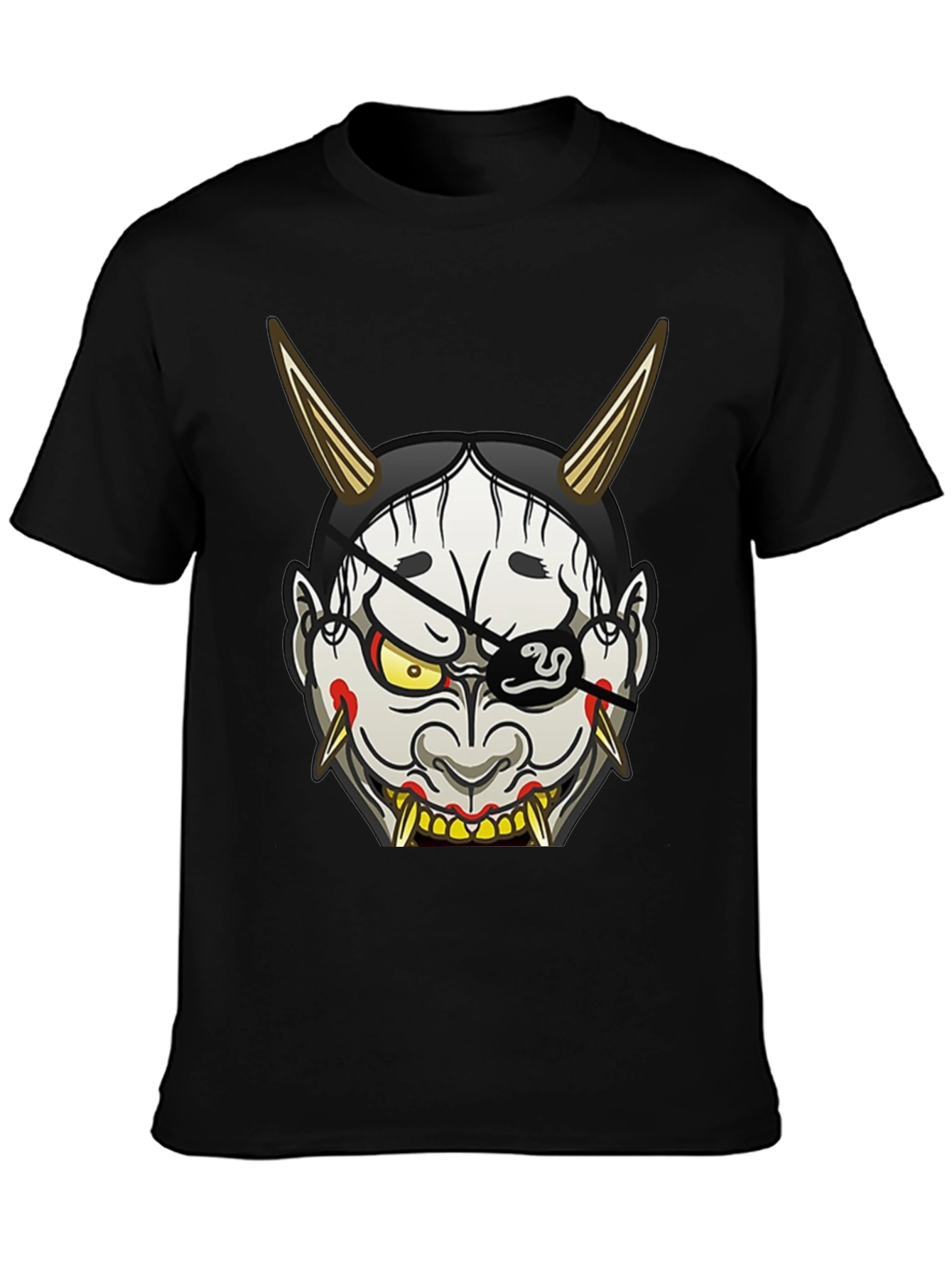 Oni Mask T-Shirt - Unique Graphic Tee