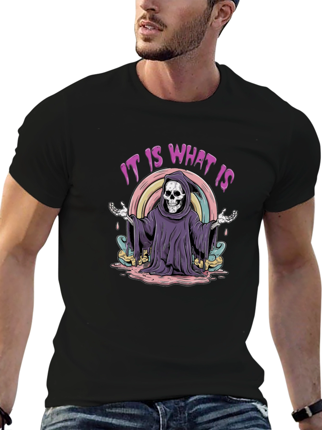 It Is What It Is Grim Reaper T-Shirt