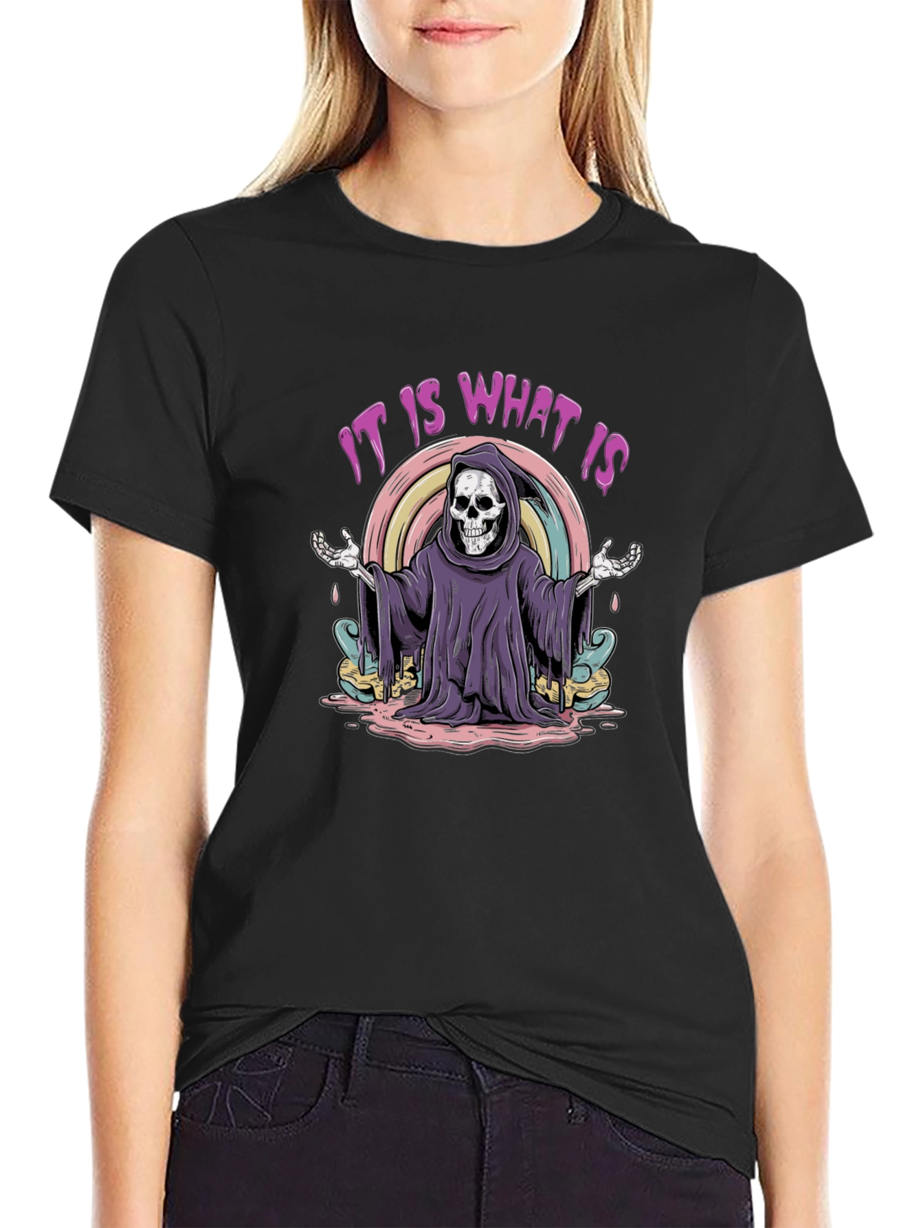 It Is What It Is Grim Reaper T-Shirt
