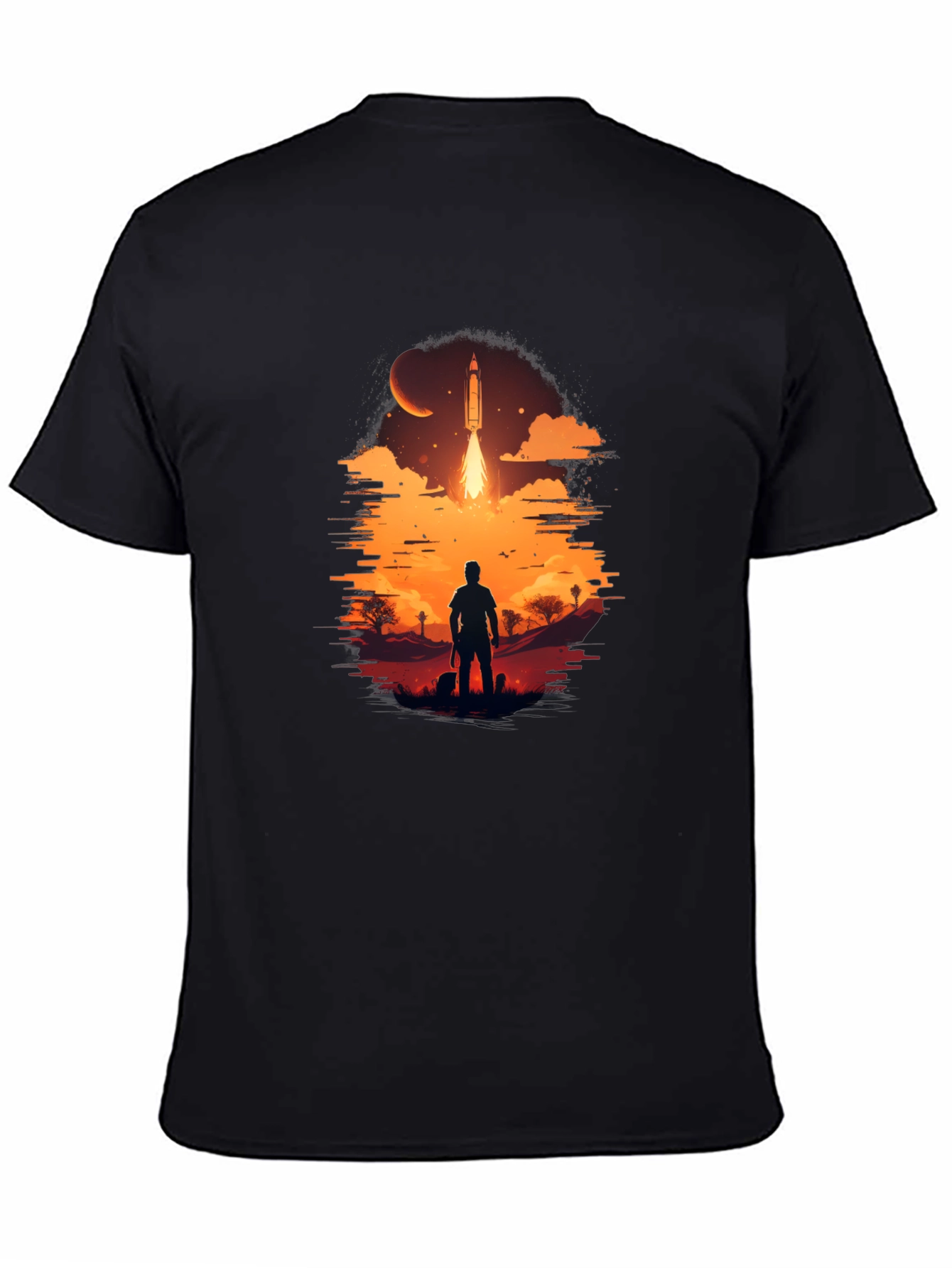 Space Launch Graphic Tee