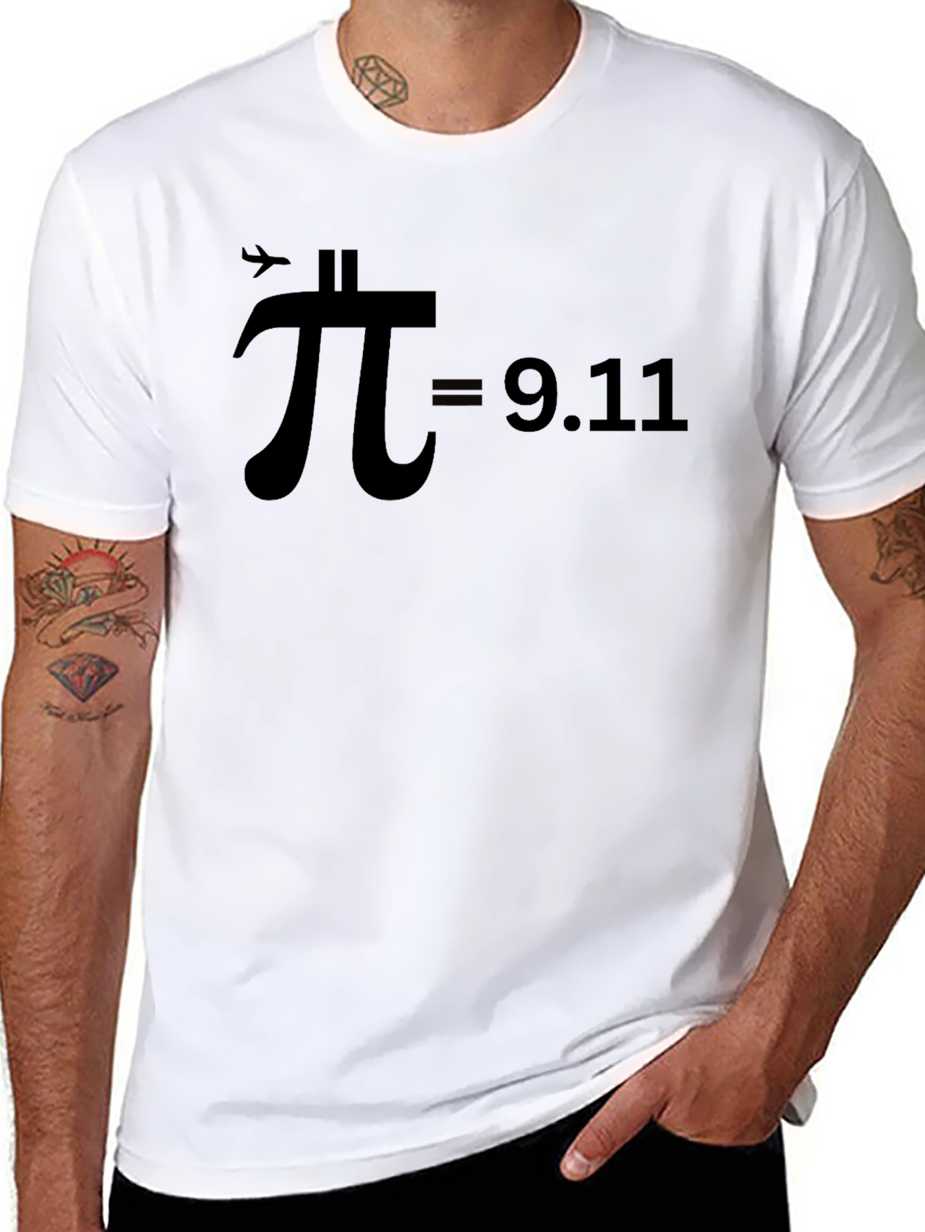 Pi Equals 9.11 Conspiracy T-Shirt