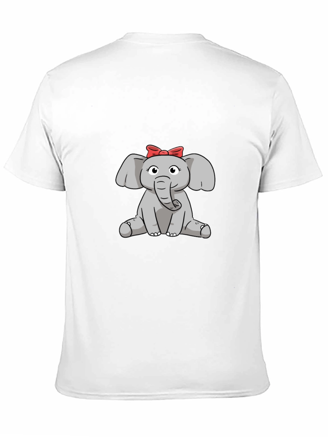 Cute Elephant Cartoon Graphic T-Shirt
