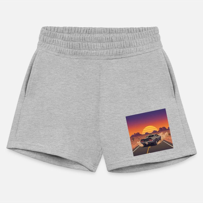 Illustrated Desert Road Scene