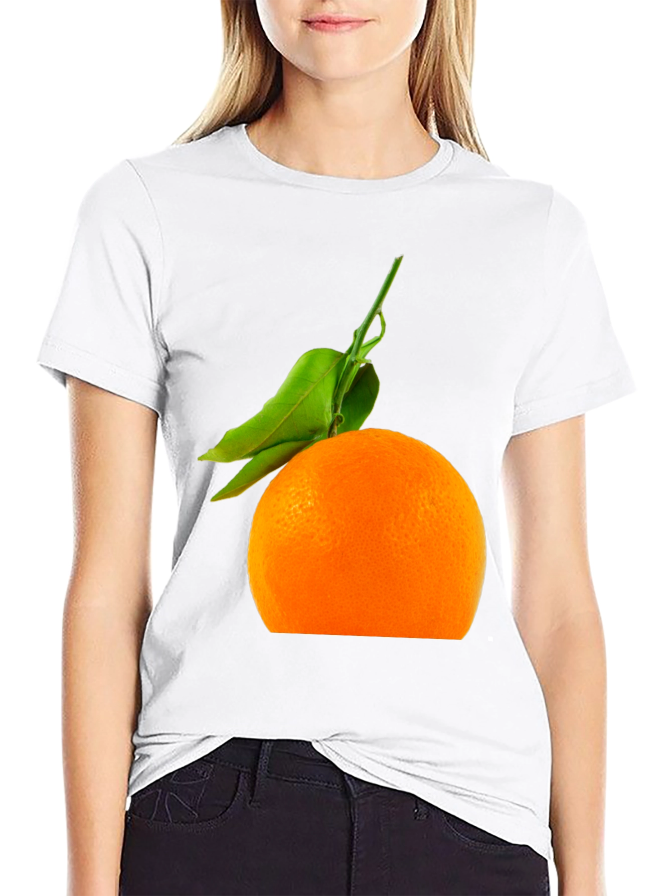 Orange Fruit Graphic Tee