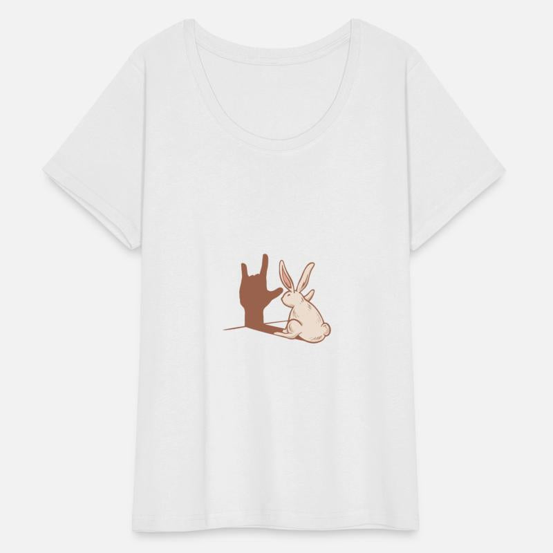 ILY Rabbit ASL Hand Gesture Deaf Hearing Loss