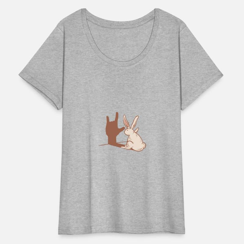 ILY Rabbit ASL Hand Gesture Deaf Hearing Loss