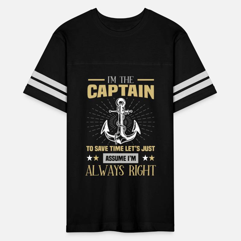 I'm The Captain Boaters Boating Sailor Quote