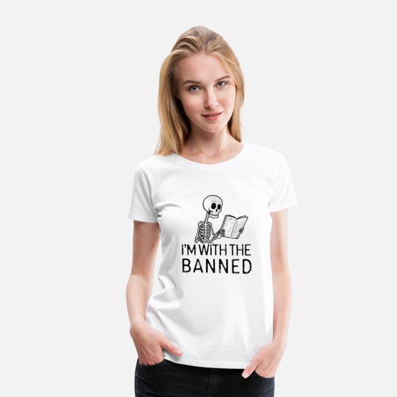 I'M With The Banned Tshirt Read Banned Boo