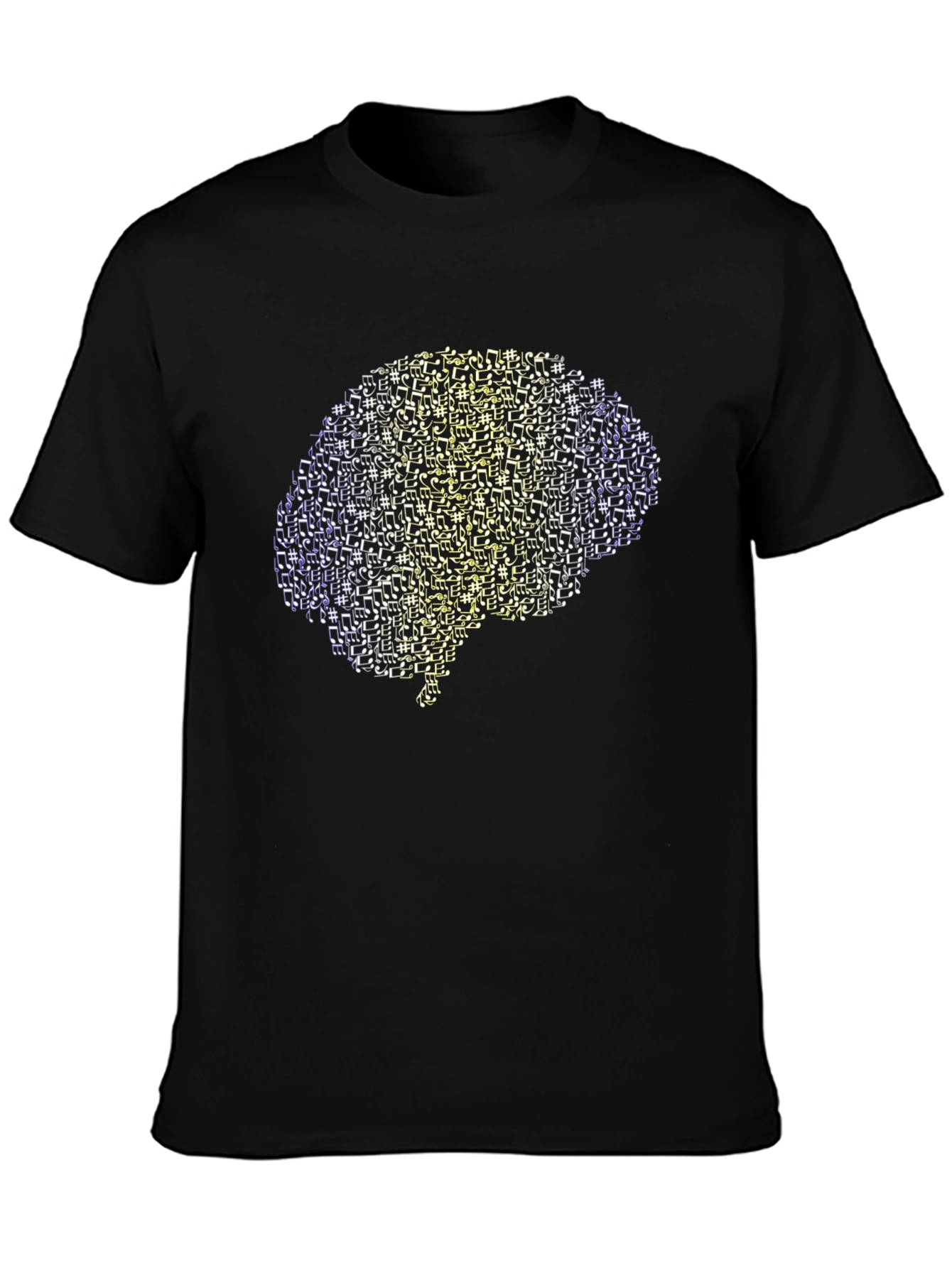 Brain Music Note T-Shirt - Express Your Creative Mind