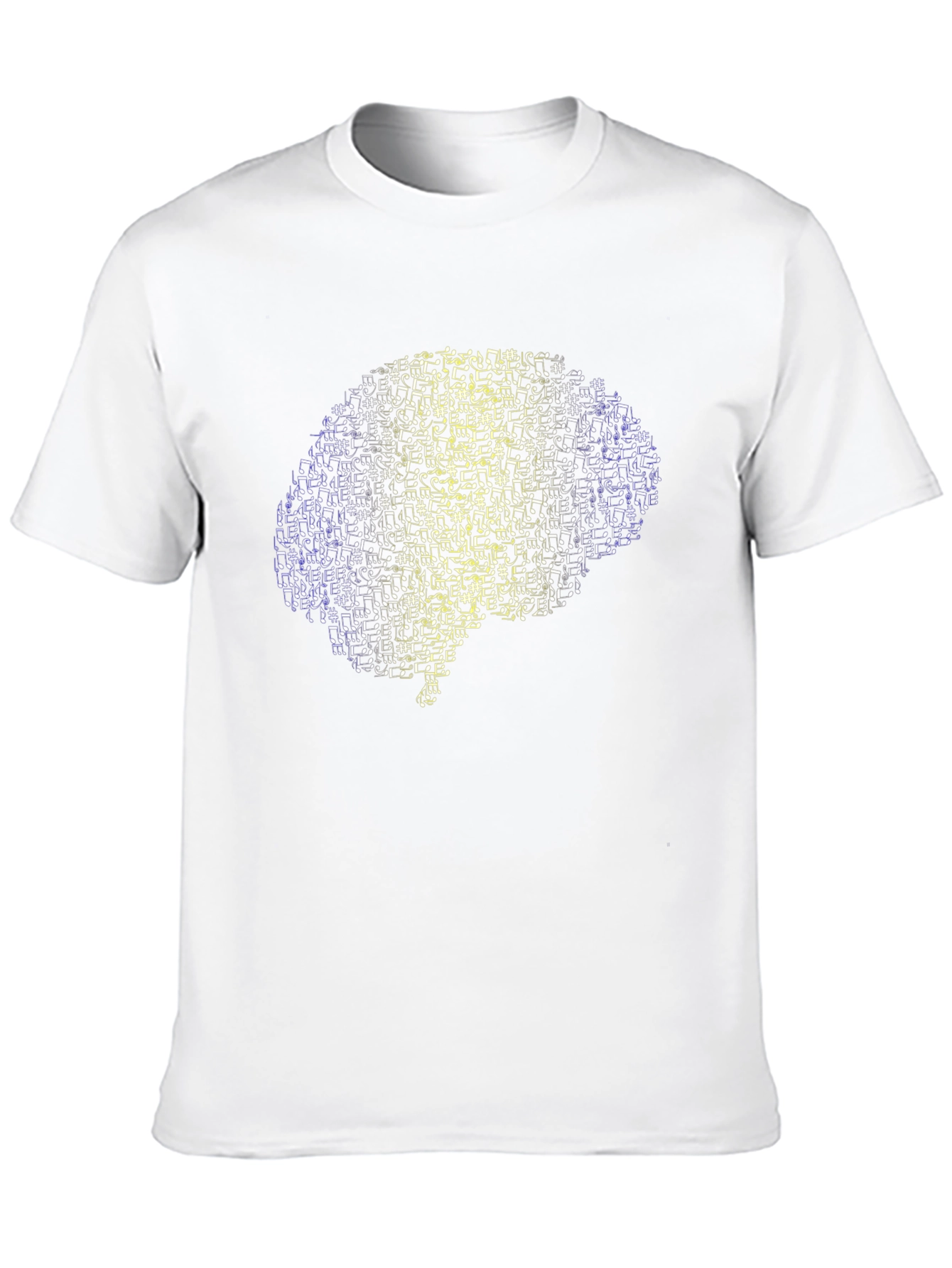 Brain Music Note T-Shirt - Express Your Creative Mind