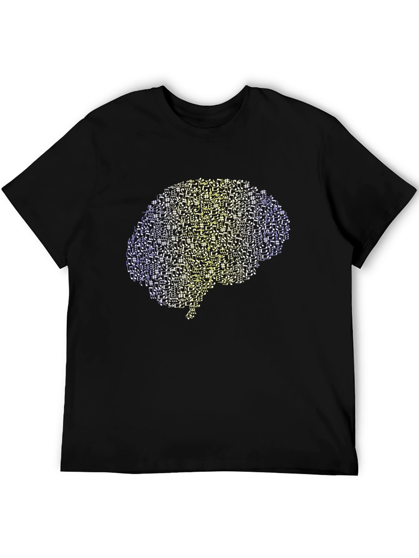 Brain Music Note T-Shirt - Express Your Creative Mind