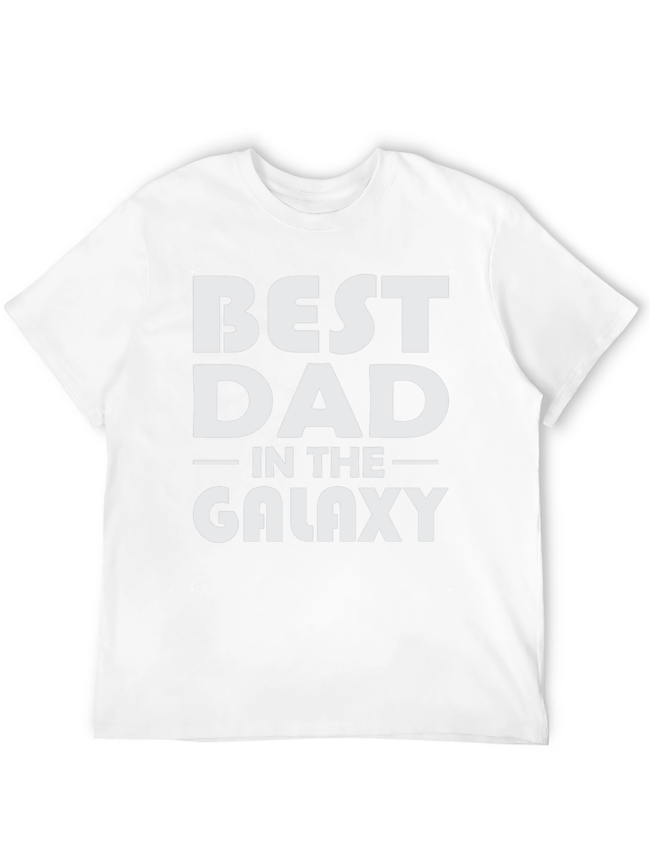 Best Dad in the Galaxy Black T-Shirt