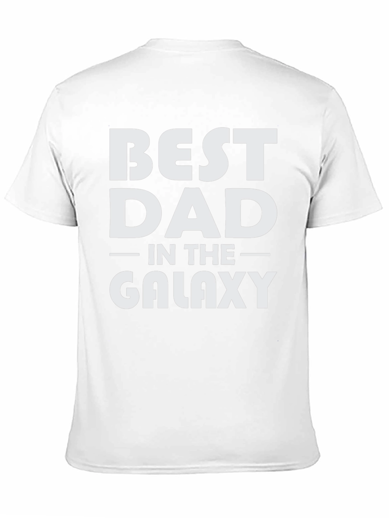 Best Dad in the Galaxy Black T-Shirt