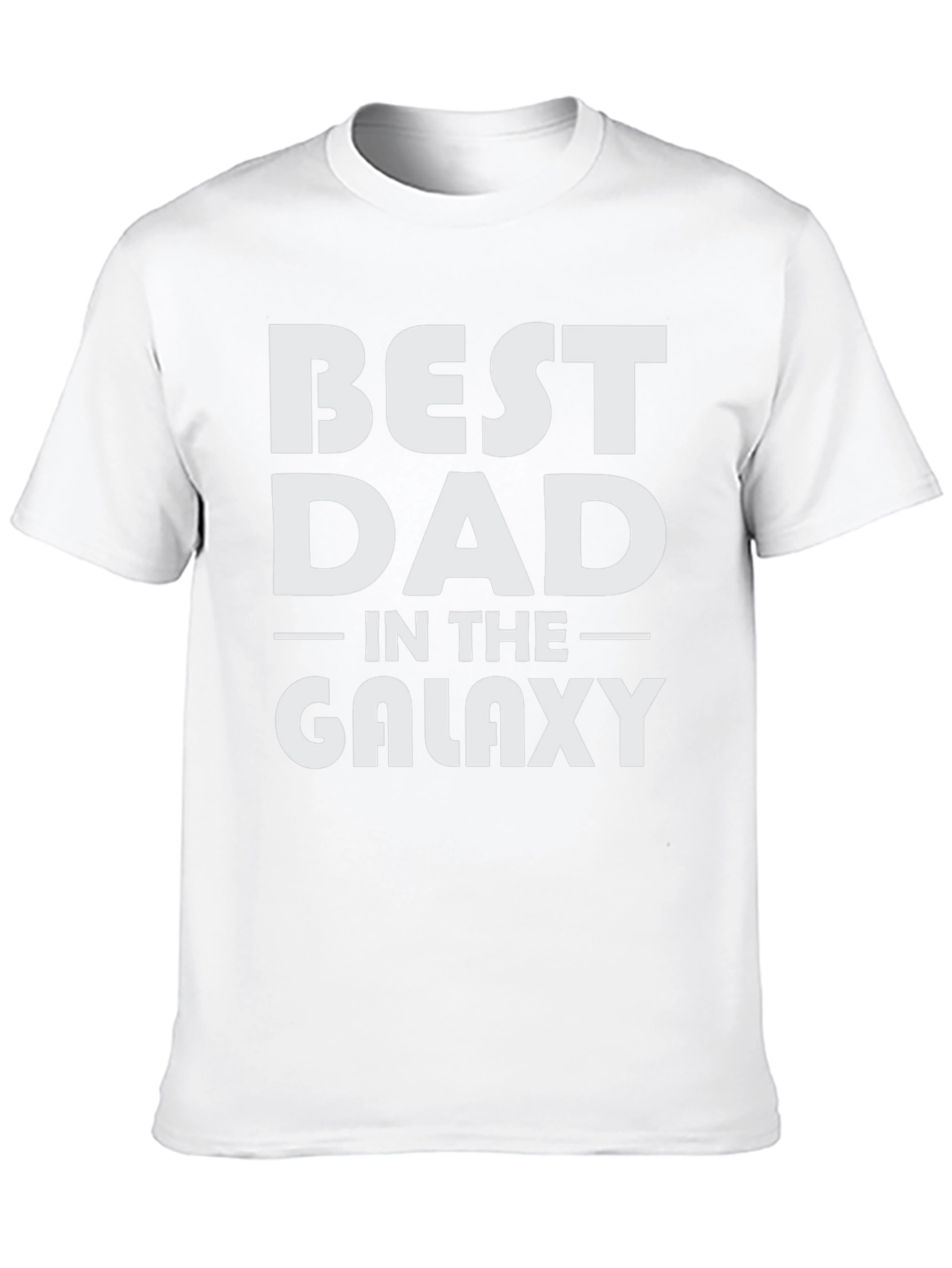 Best Dad in the Galaxy Black T-Shirt