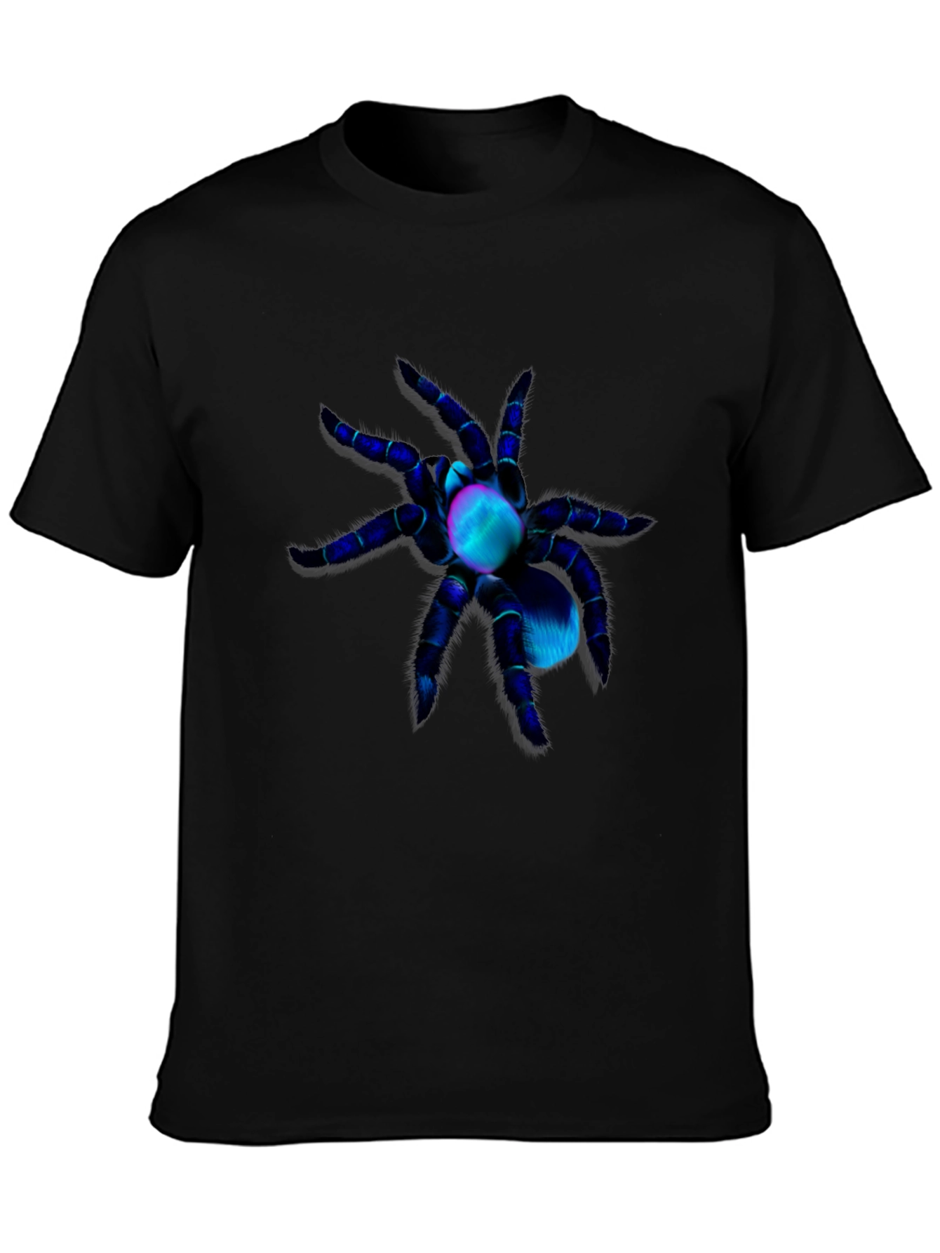 Spider Graphic Tee - Mens Black Short Sleeve