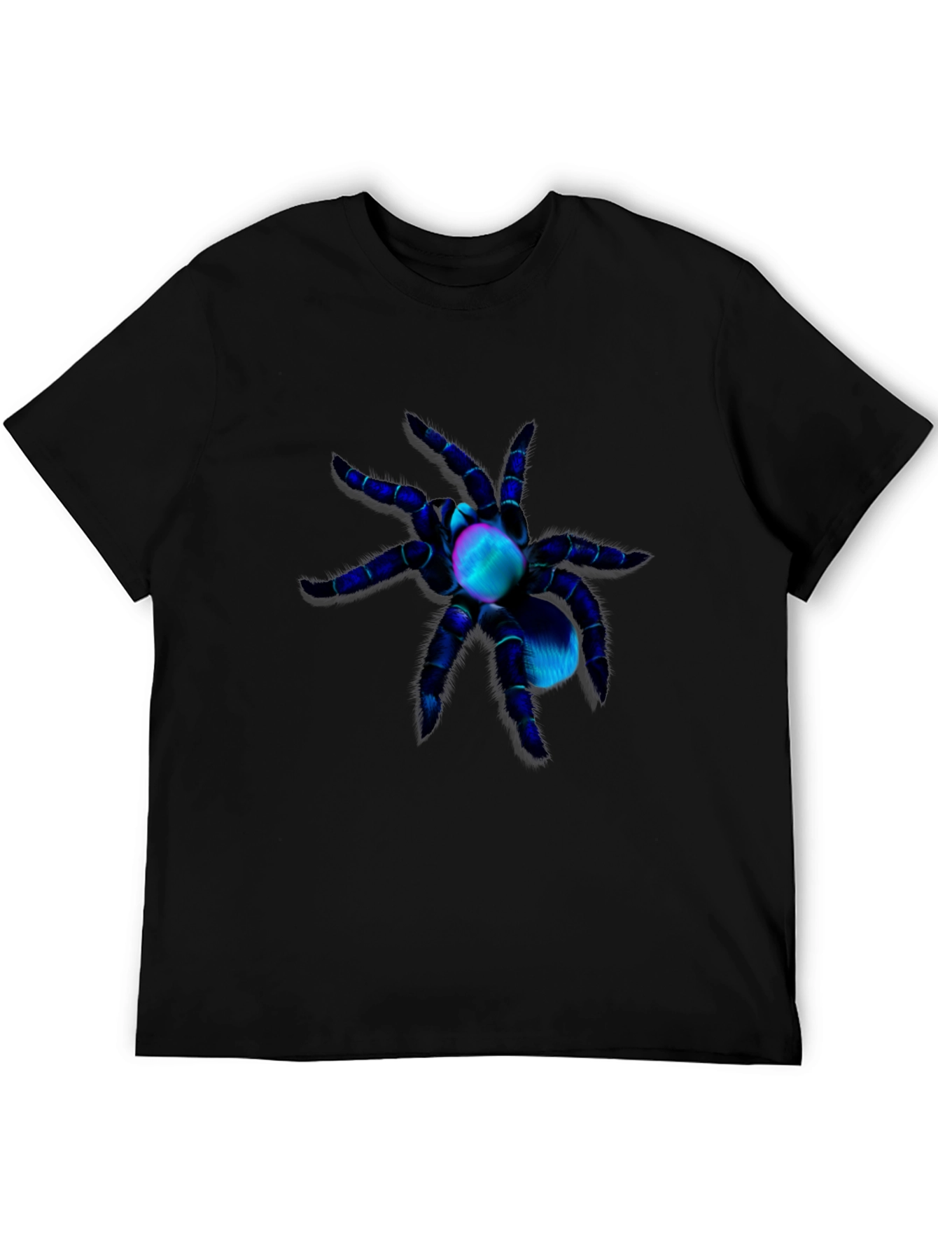 Spider Graphic Tee - Mens Black Short Sleeve