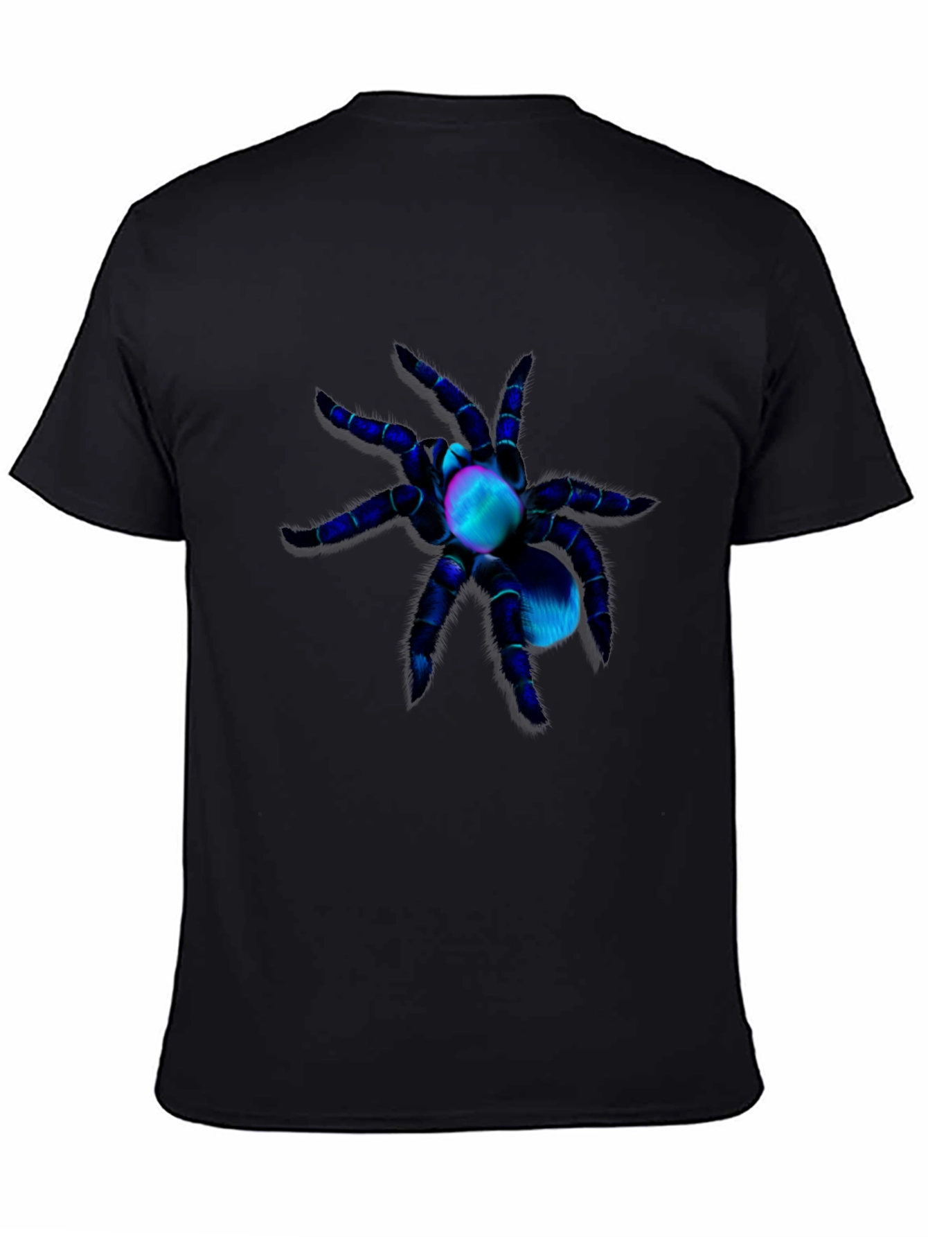 Spider Graphic Tee - Mens Black Short Sleeve