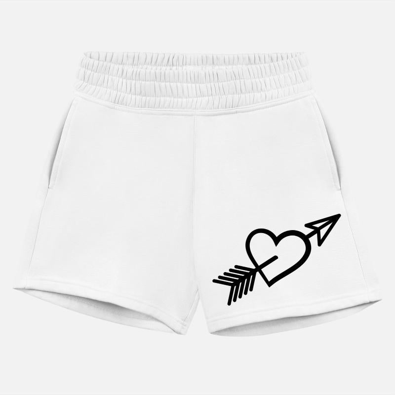 In love arrow shot through