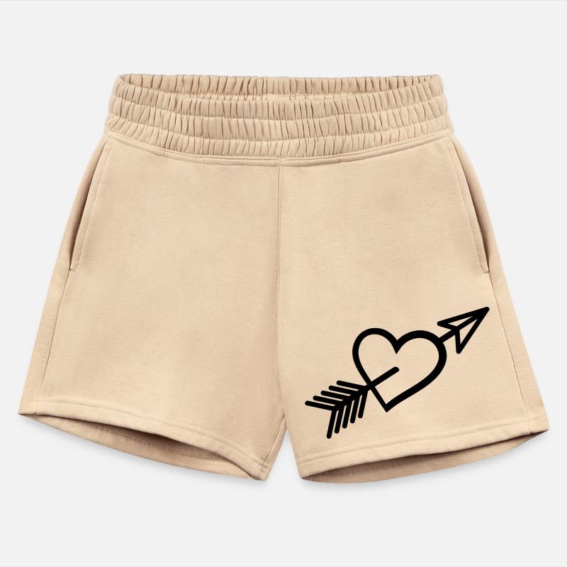 In love arrow shot through