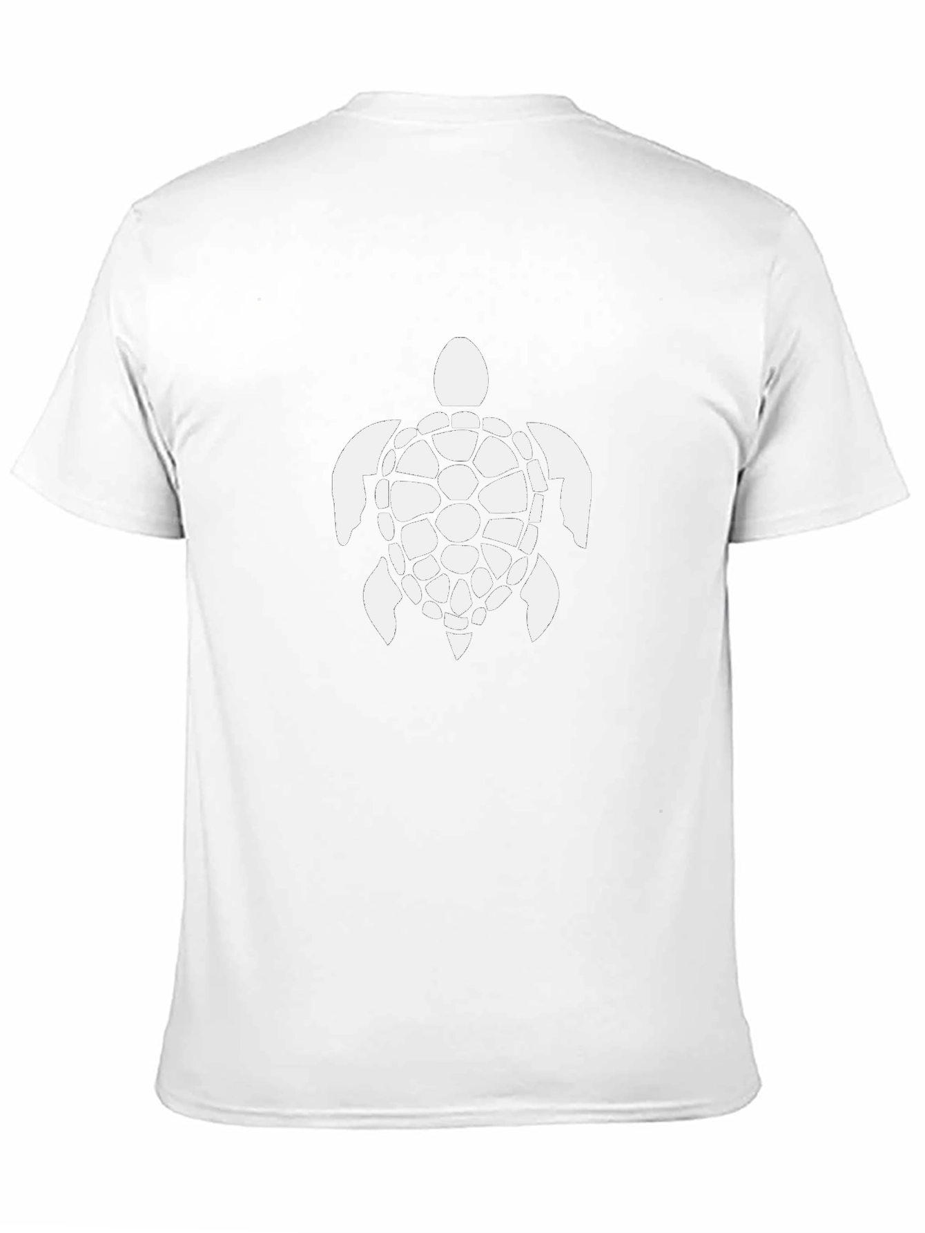 Sea Turtle Graphic Tee - Black Cotton T-Shirt