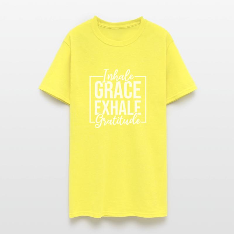 Inhale Grace Exhale Gratitude Inspirational Quote