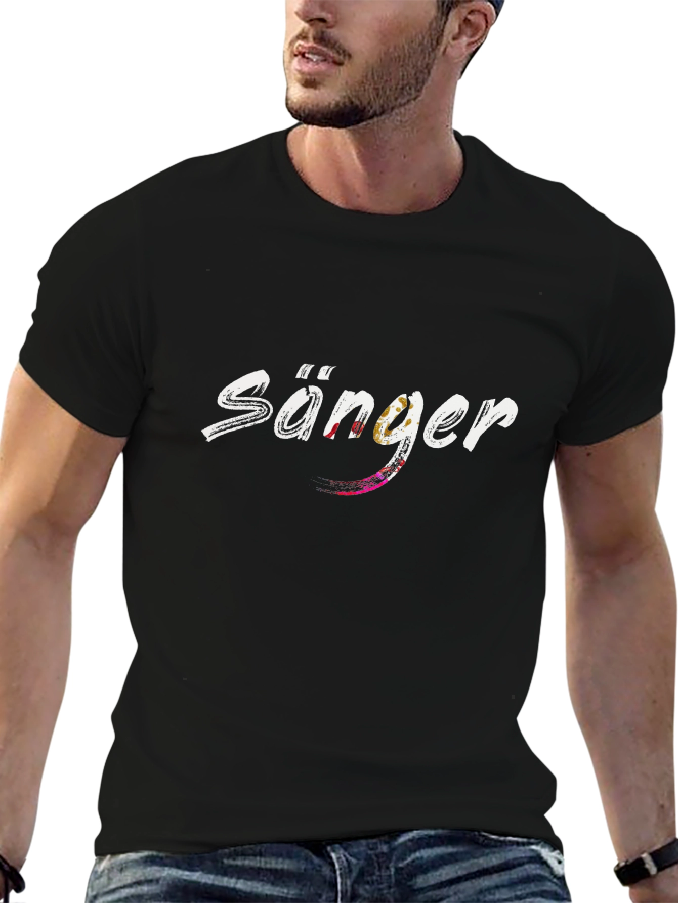 Sänger Black T-Shirt - German Singer Pride