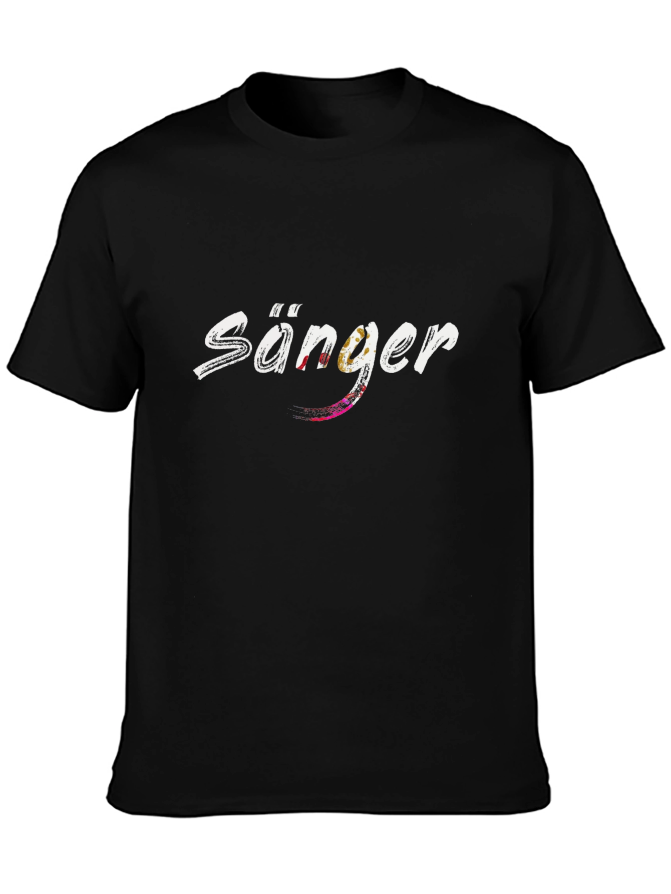 Sänger Black T-Shirt - German Singer Pride