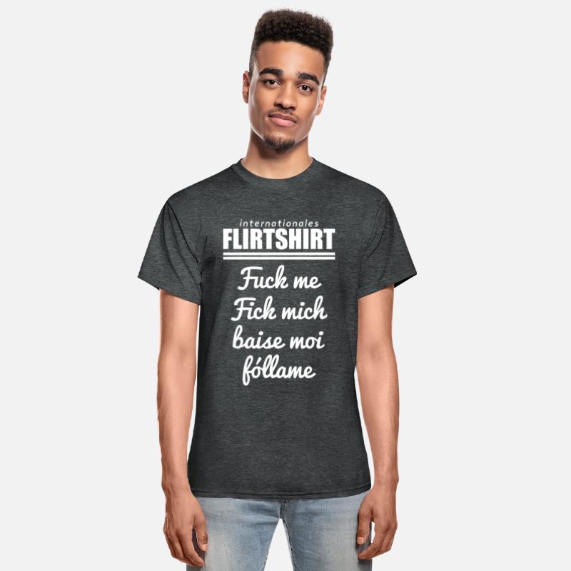 Internationale Flirtshirt Fuck me Baise moi