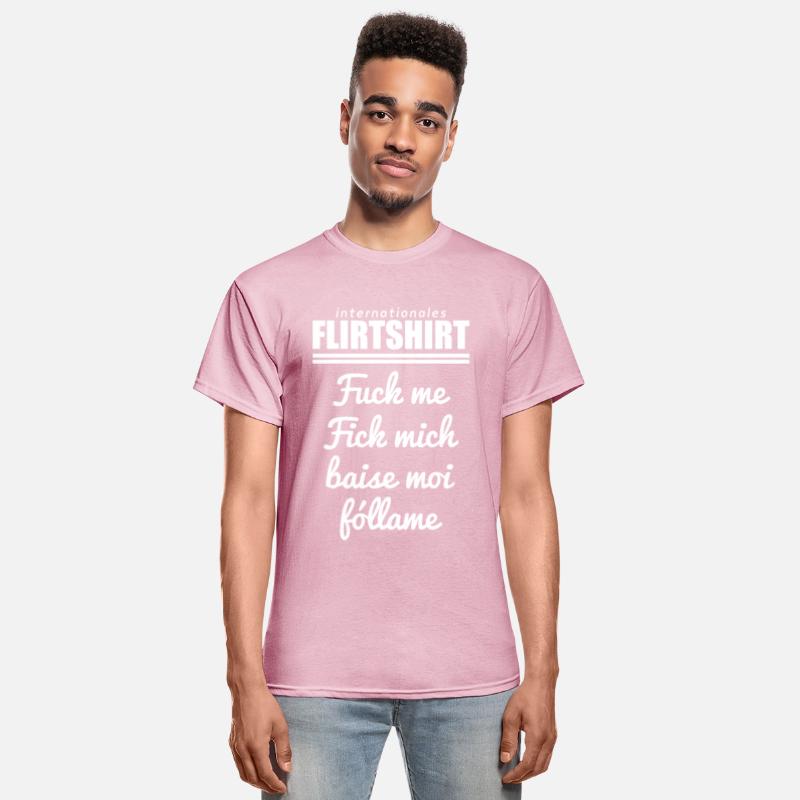 Internationale Flirtshirt Fuck me Baise moi