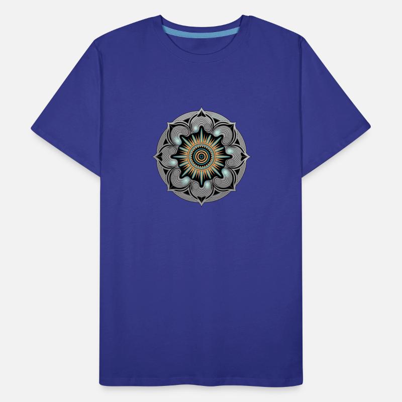 Intricate Mandala with Sunburst Patterns for