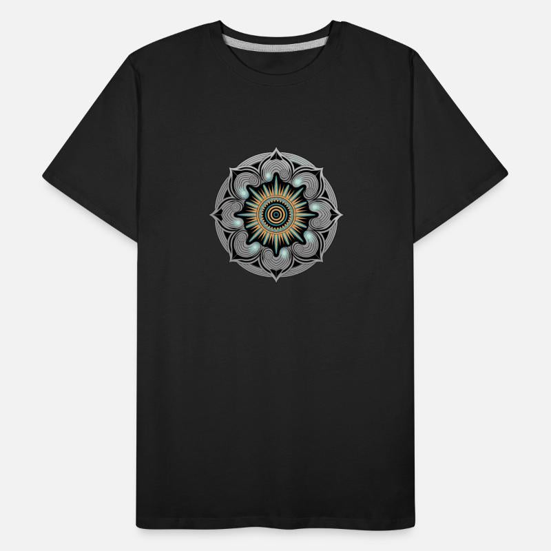 Intricate Mandala with Sunburst Patterns for