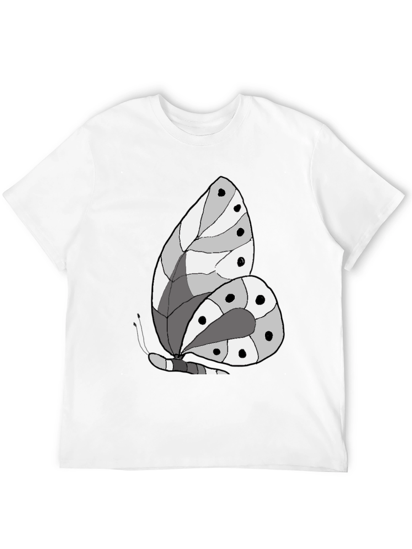 Butterfly Graphic Tee - Soft Cotton Blend Shirt