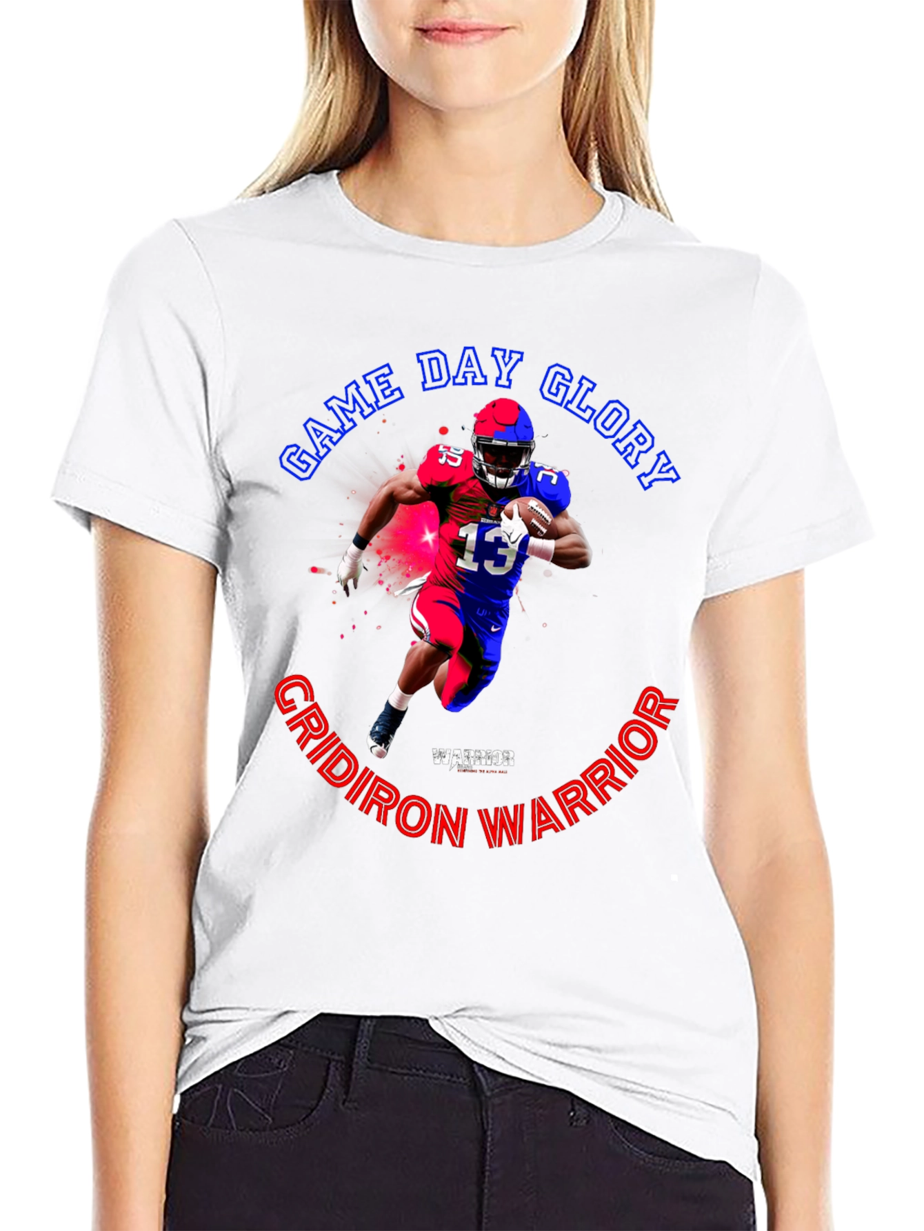 Game Day Glory Football Warrior T-Shirt
