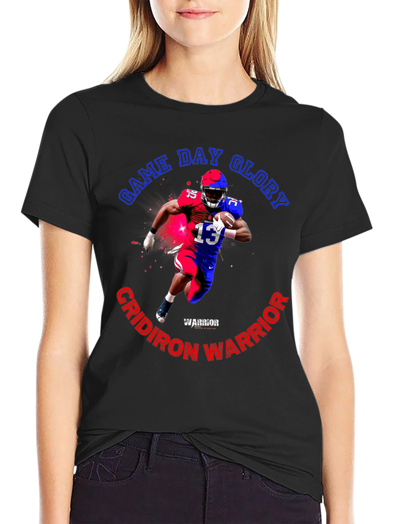 Game Day Glory Football Warrior T-Shirt