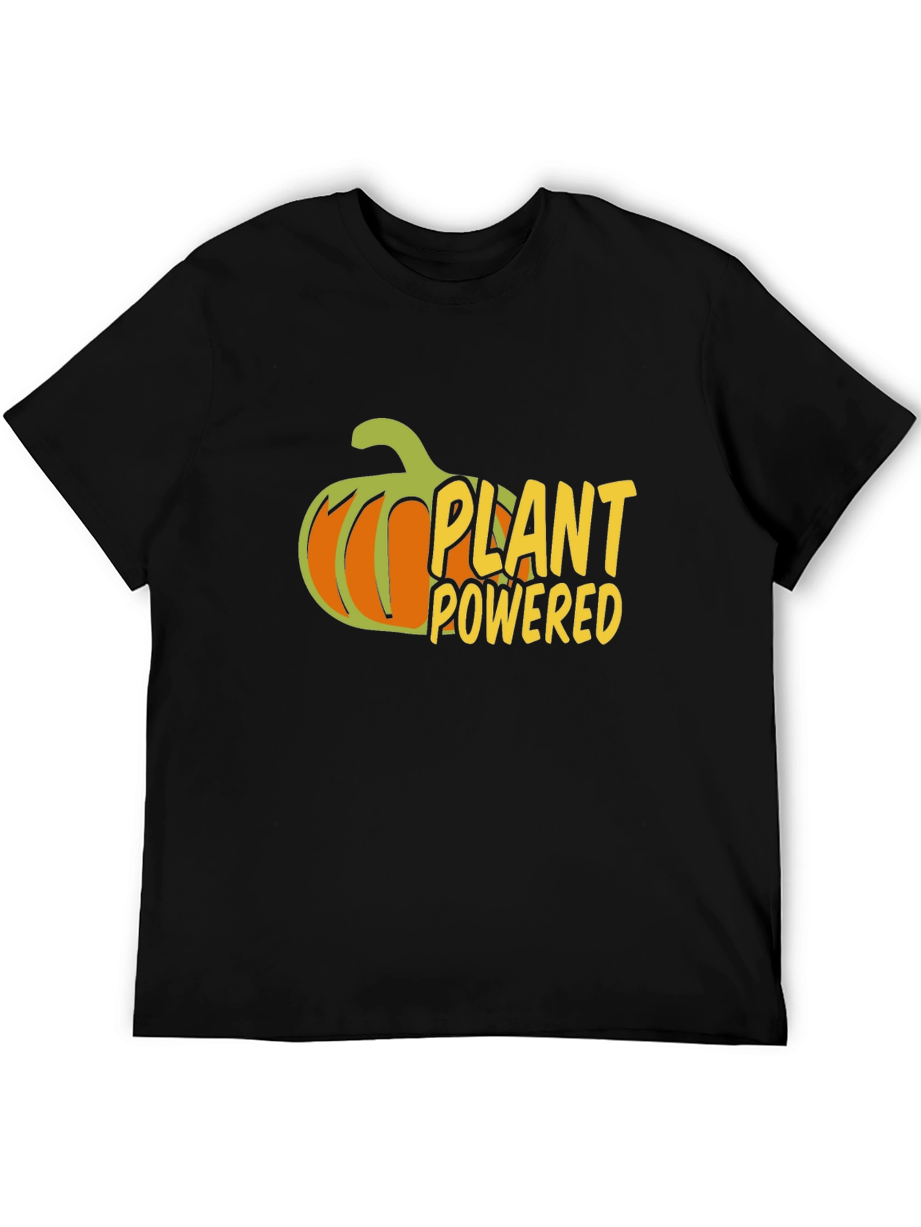 Plant Powered Vegan T-Shirt - Black