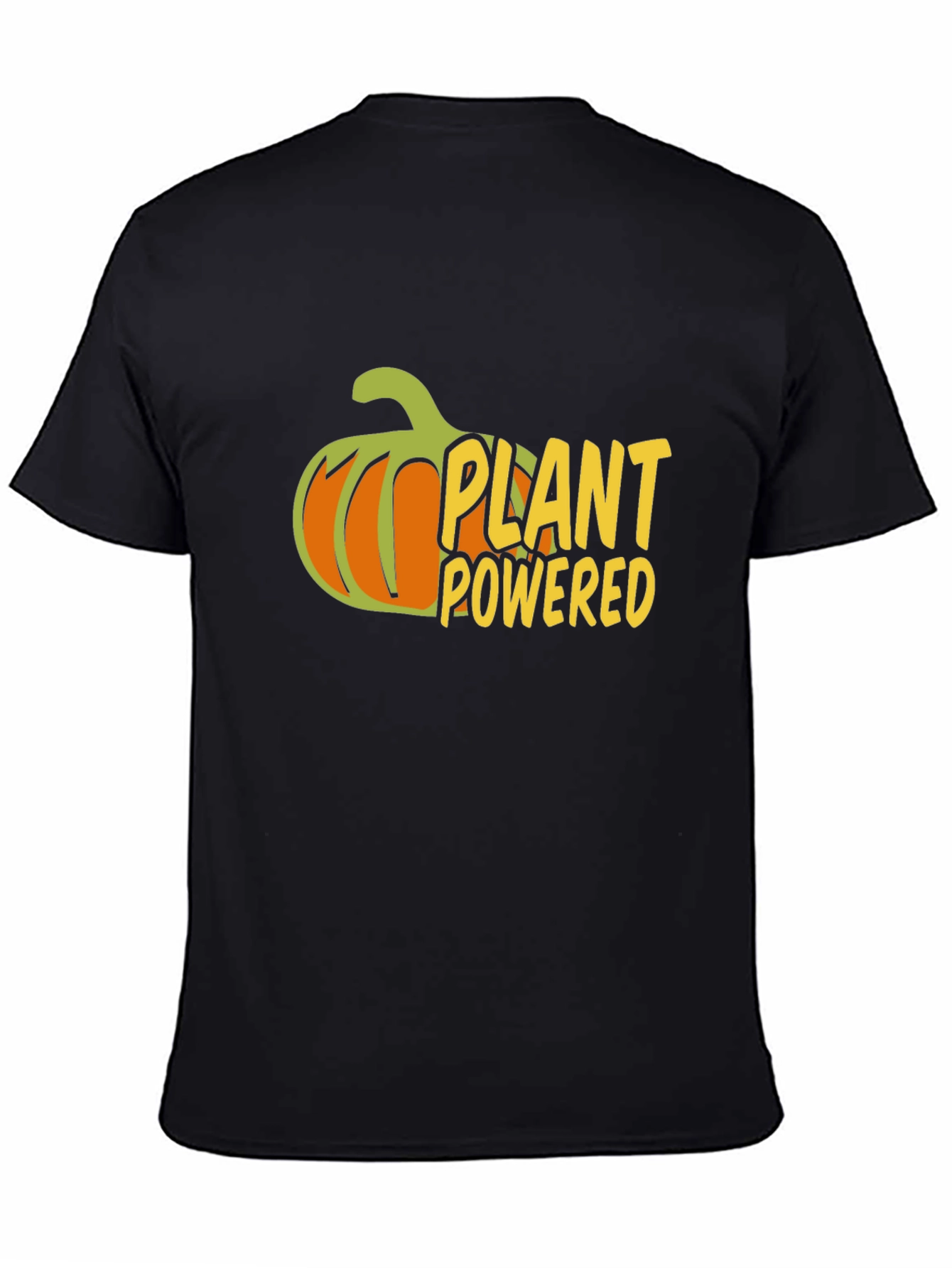 Plant Powered Vegan T-Shirt - Black