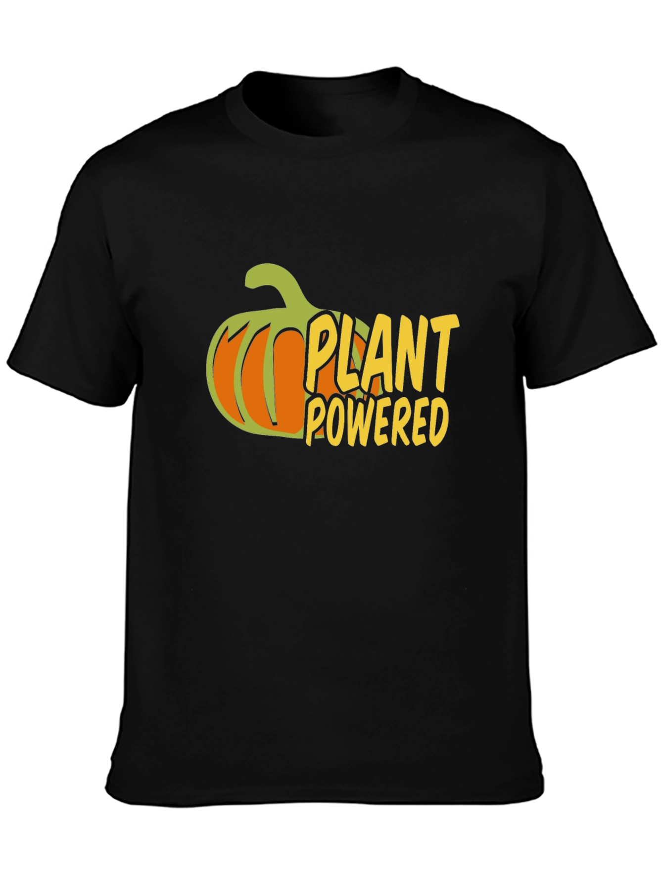 Plant Powered Vegan T-Shirt - Black